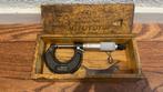 Mitutoyo 0-25 0,01mm doosje draaibank schroefmat micrometer, -, Ophalen of Verzenden, Zo goed als nieuw, -