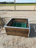 Nieuwe houten hooibak, Toebehoren, 2 of 3 paarden of pony's