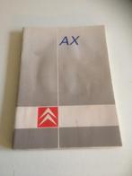 Handleiding / instructieboekje  Citroën  AX      2001    NL, Auto diversen, Handleidingen en Instructieboekjes, Ophalen of Verzenden