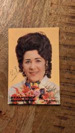 Zangeres zonder naam/ mary servaes gesigneerd, Ophalen of Verzenden, Gebruikt, Foto of Kaart, Gesigneerd