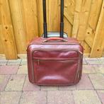 Claymore vintage leren attachetrolley, Sieraden, Tassen en Uiterlijk, 40 tot 60 cm, Gebruikt, Bruin, Minder dan 35 cm