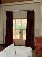 Taft zijde gordijnen gevoerd, Huis en Inrichting, Stoffering | Gordijnen en Lamellen, Ophalen, Gebruikt, Rood, 200 cm of meer