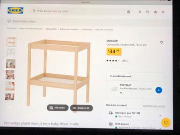 Baby commode…ikea…zgan… beschikbaar voor biedingen