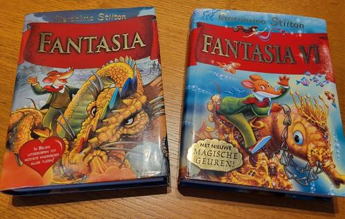 Geronimo Stilton Fantasia deel 1 en 6,  harde kaft, Boeken, Kinderboeken | Jeugd | 10 tot 12 jaar, Zo goed als nieuw, Ophalen