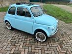 Fiat 500 Luso 1971 650CC Apk en Belasting vrij, Achterwielaandrijving, Zwart, Cabriolet, Blauw