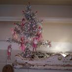 Vintage kerstboompje incl nostalgische hangers, Antiek en Kunst, Ophalen