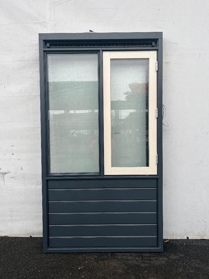 Raamkozijn met rechtsdraaiend raam en hor 125x225cm(KZ003), Huis en Inrichting, Woonaccessoires | Overige, Nieuw, Ophalen