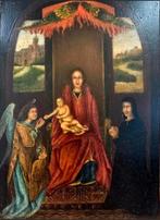 OLIEVERFSCHILDERIJ P. LEROY. Maria met kind Jezus koningen, Ophalen of Verzenden