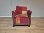 Jantine Ranzijn - Fauteuil - Rooker 03 - Patchwork - Stof, Hout, Voltastraat 21, Barneveld, Ophalen of Verzenden, Zo goed als nieuw