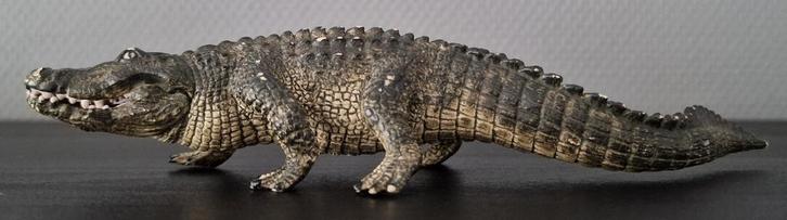 Schleich Wild Life Alligator - 2014, Verzamelen, Dierenverzamelingen, Gebruikt, Beeldje of Figuurtje, Ophalen of Verzenden