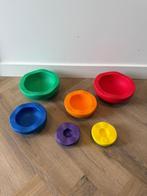 Nieuw 6x merkloos Stapelstein Inside-out stapelstenen rainbo, Kinderen en Baby's, Speelgoed | Bouwstenen, Ophalen of Verzenden
