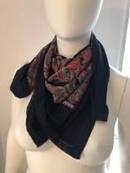 VERA MODA shawl sjaal zwart met print rozen paisley, Sjaal, Zo goed als nieuw, Vera Moda, Verzenden