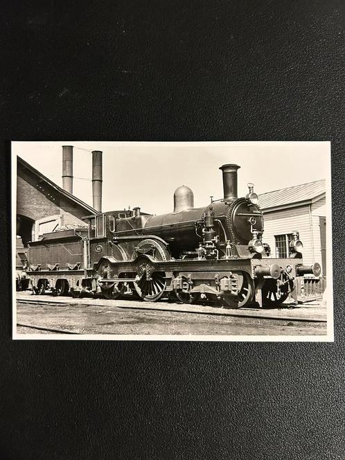 Fotokaart stoomlocomotief NS 1831, Verzamelen, Spoorwegen en Tramwegen, Gebruikt, Trein, Kaart of Prent, Ophalen of Verzenden