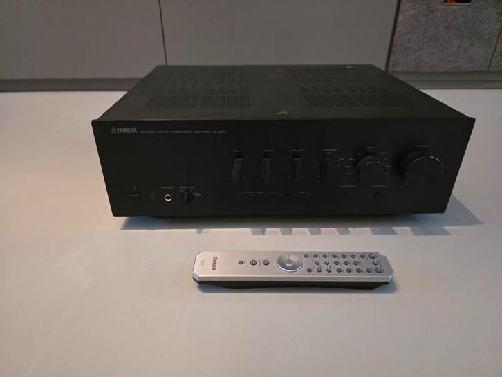 Yamaha A-S801 versterker inclusief set boxen MS Avant 908, Audio, Tv en Foto, Versterkers en Receivers, Zo goed als nieuw, 120 watt of meer