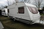 Chateau 450 Calista met vol. aut. mover 2 x voortent/luifel, Caravans en Kamperen, Particulier, Rondzit, Vast bed, Chateau