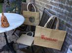 3 Jute boodschappen tassen., Ophalen of Verzenden, Nieuw, Beige, Shopper