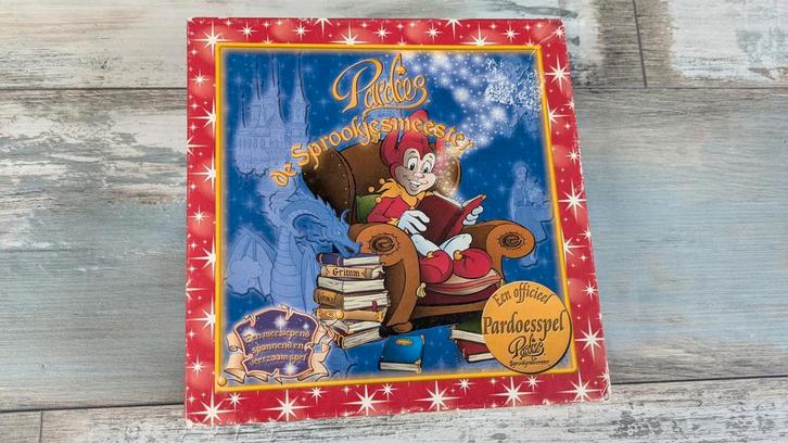 Pardoes de Sprookjesmeester + Pardoes en Pardijn figuren, Hobby en Vrije tijd, Gezelschapsspellen | Bordspellen, Gebruikt, Drie of vier spelers