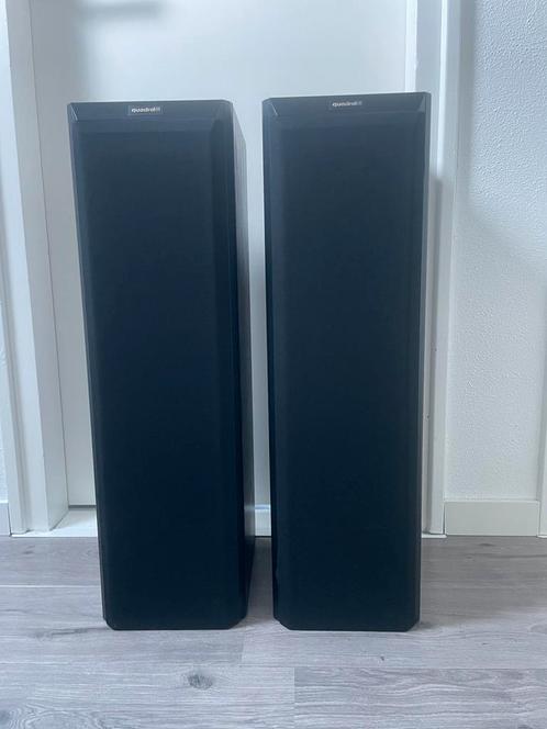 Quadral Vloerstaande Speakers (Hoofdspeakers), Audio, Tv en Foto, Luidsprekers, Front, Rear of Stereo speakers, 120 watt of meer