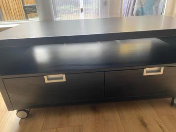 Ikea Besta TV Meubel - Zwart - afbeelding 2