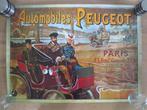 Poster Peugeot Automobiles Peugeot Paris Vintage  Nieuw., Rechthoekig Liggend, Nieuw, Ophalen of Verzenden, A1 t/m A3