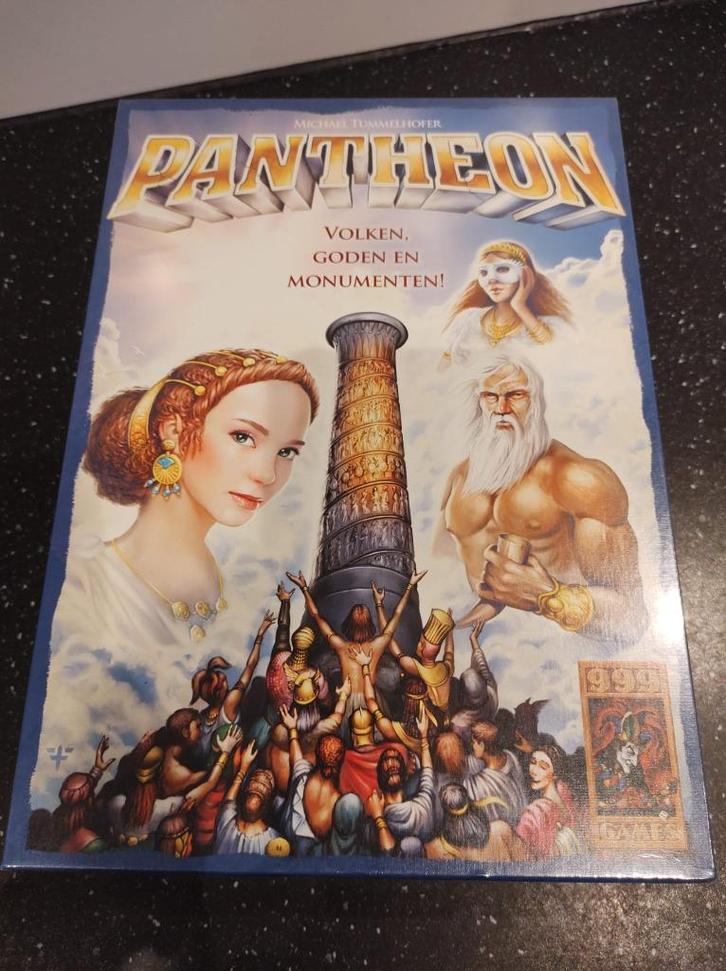 Spel - Pantheon, Hobby en Vrije tijd, Gezelschapsspellen | Bordspellen, Nieuw, Een of twee spelers, Drie of vier spelers, Ophalen of Verzenden