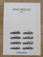 Volvo prijslijst uit 1987, Verzenden, Zo goed als nieuw, Volvo