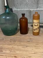 Flessen en een Kruik, Antiek en Kunst, Curiosa en Brocante, Ophalen of Verzenden