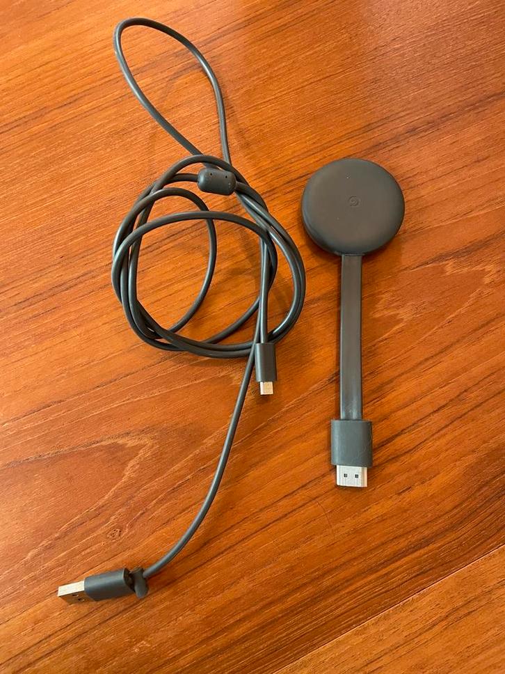 Google Chromecast V3 - Stream je favoriete content!, Audio, Tv en Foto, Mediaspelers, Zo goed als nieuw, Zonder harde schijf, HDMI