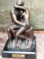 " De Kus" bronzen replica van Rodin, Antiek en Kunst, Ophalen of Verzenden