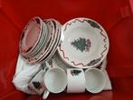 4 persoons kerst servies, Antiek en Kunst, Antiek | Servies compleet, Ophalen