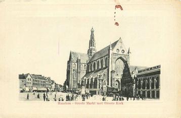 (388-168-055) Haarlem Groote Markt met Groote Kerk beschikbaar voor biedingen