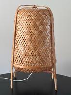 Bamboe Tafellamp, Ophalen, Zo goed als nieuw, Hout, Minder dan 50 cm