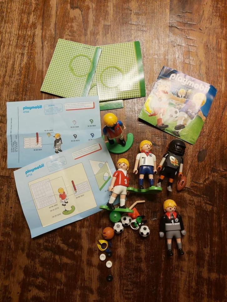 Playmobil - voetbal, Kinderen en Baby's, Speelgoed | Playmobil, Zo goed als nieuw, Complete set, Ophalen of Verzenden