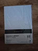 Double Jersey Hoeslaken NIEUW, Ophalen, Wit, Dekbedovertrek, Nieuw