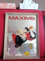 vintage spiegel Maxim's, Ophalen of Verzenden, Rechthoekig, Minder dan 100 cm