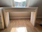 IKEA MALM Kaptafel met Glazen Blad, Huis en Inrichting, Bureaus, Ophalen, Gebruikt, Bureau