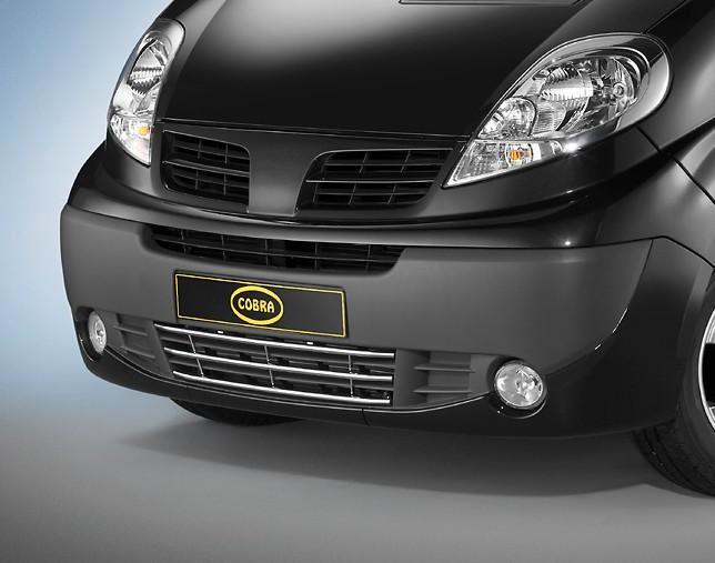 Voorbumper grille Vivaro Trafic Primastar bouwjaar 06-10, Auto diversen, Auto-accessoires, Nieuw, Ophalen of Verzenden