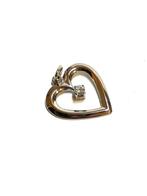 14k witgouden hanger met een diamant, Overige voorstellingen, -, -, Ophalen of Verzenden