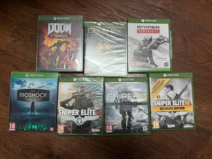 Xbox one games 7 stuks 2 nog geseald, Spelcomputers en Games, Games | Xbox One, Zo goed als nieuw, Shooter, 1 speler, Vanaf 18 jaar