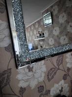 Kristallen spiegel, 100 tot 150 cm, Rechthoekig, Ophalen of Verzenden, Zo goed als nieuw