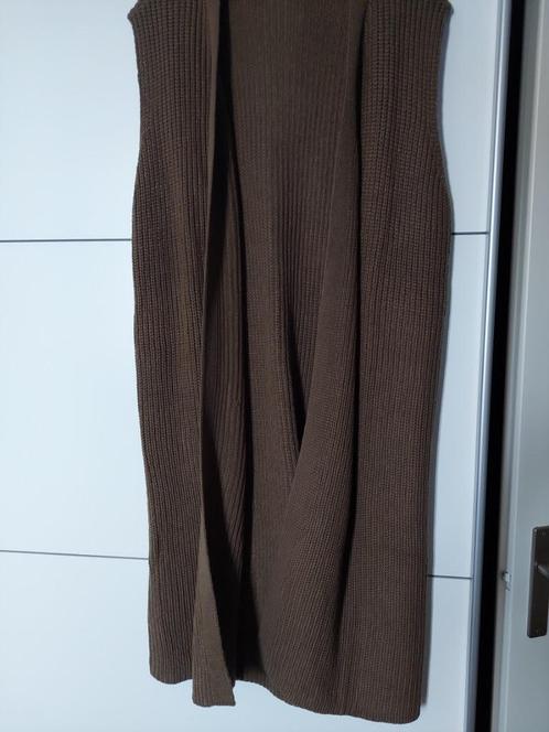 Zo goed als nieuw mouwloos vest in maat L-XL, Kleding | Dames, Truien en Vesten, Zo goed als nieuw, Maat 42/44 (L), Bruin, Ophalen of Verzenden