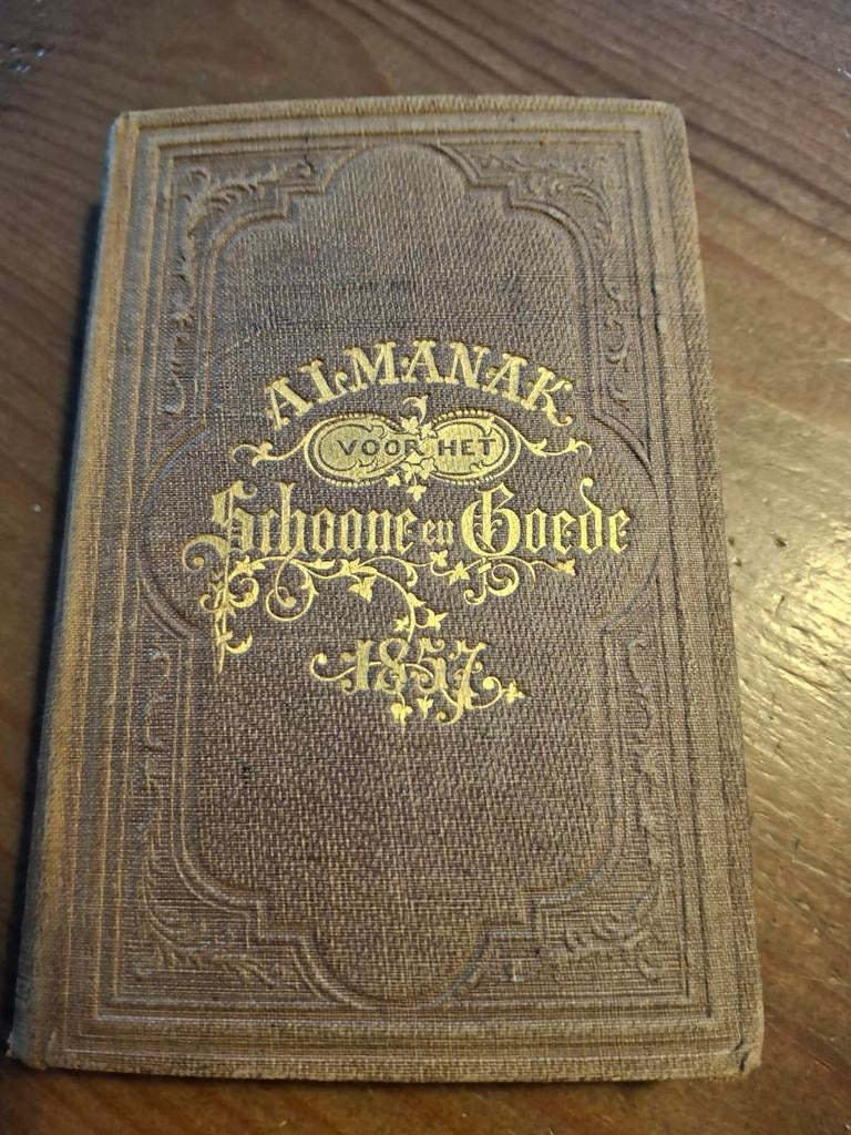 Zeer oude almanak uit 1857, Ophalen of Verzenden