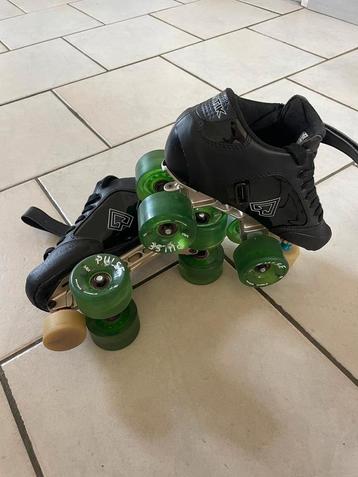 Antik Roller Derby Rolschaatsen mt. 38,5 size 6.5 beschikbaar voor biedingen