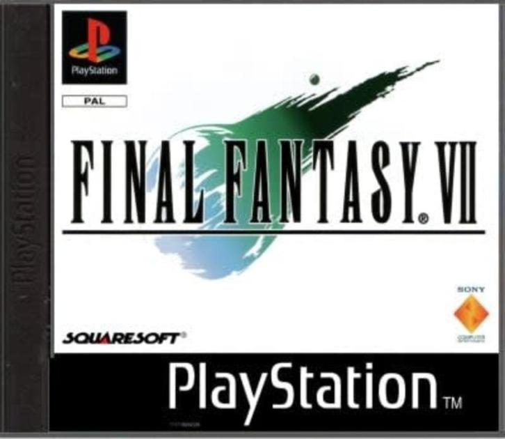 Final Fantasy VII - PS1, Spelcomputers en Games, Games | Sony PlayStation 1, Gebruikt, Role Playing Game (Rpg), 1 speler, Vanaf 12 jaar