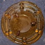 Oranje glazen schaal, Antiek en Kunst, Ophalen