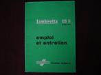 Lambretta 125Li 1960 emploi et entretien scooter 125 Li, Verzenden, Overige merken