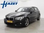 BMW 1-serie 118i AUT8 5-DEURS M-SPORT INTERIEUR + EXTERIEUR, Auto's, 65 €/maand, Gebruikt, Alcantara, Zwart