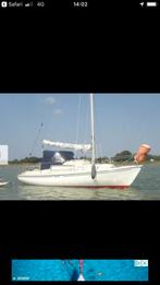 Kajuitzeilboot Met trailer te koop, Watersport en Boten, Ophalen, Gebruikt, 6 tot 9 meter, Polyester