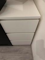 2 witte lade kast, Huis en Inrichting, Kasten | Ladekasten, Ophalen, 50 tot 100 cm, Zo goed als nieuw, Minder dan 100 cm