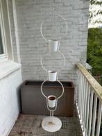 White planter tower, Ophalen, Gebruikt, Rond, Minder dan 25 cm